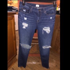 Sneak peek cropped jeans